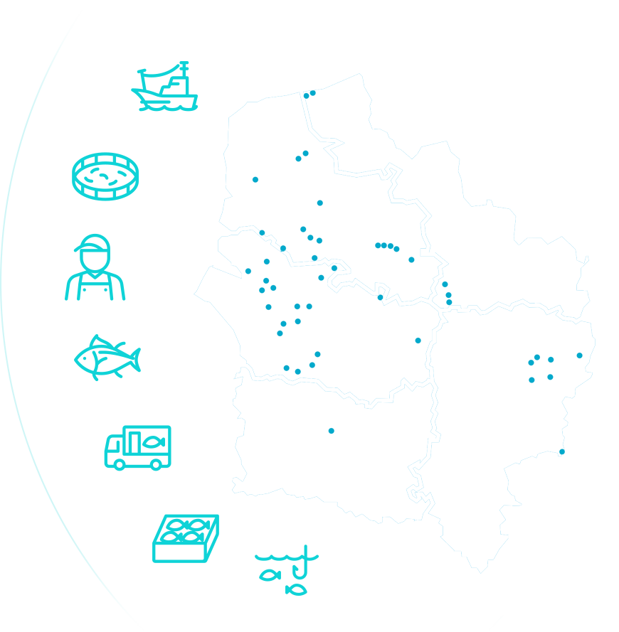 Adhérents du Syndicat des Pisciculteurs Hauts-de-France